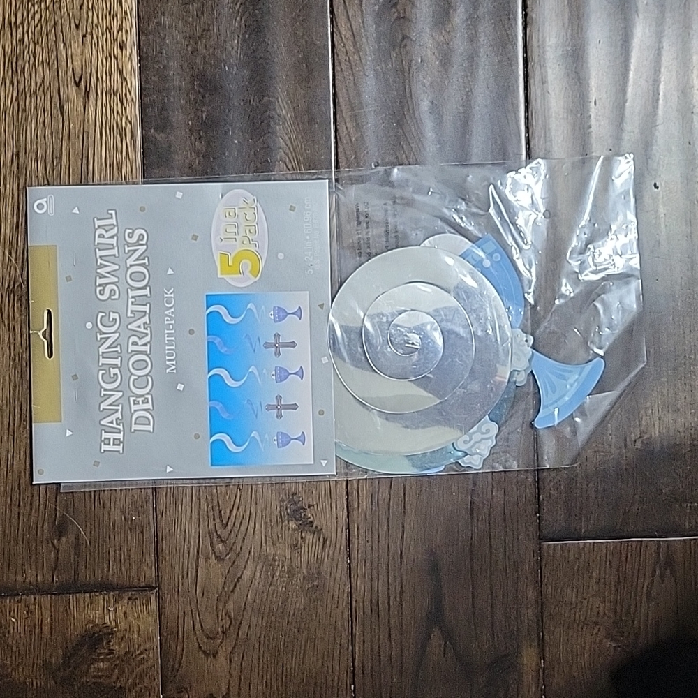 ⭐️3/$10⭐️NEW- Hanging Swirl Religious Chalice Cross Decoration